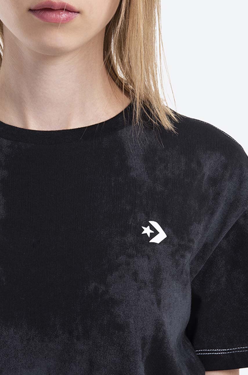 black Converse cotton t-shirt