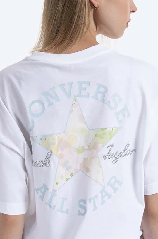 Βαμβακερό μπλουζάκι Converse Γυναικεία