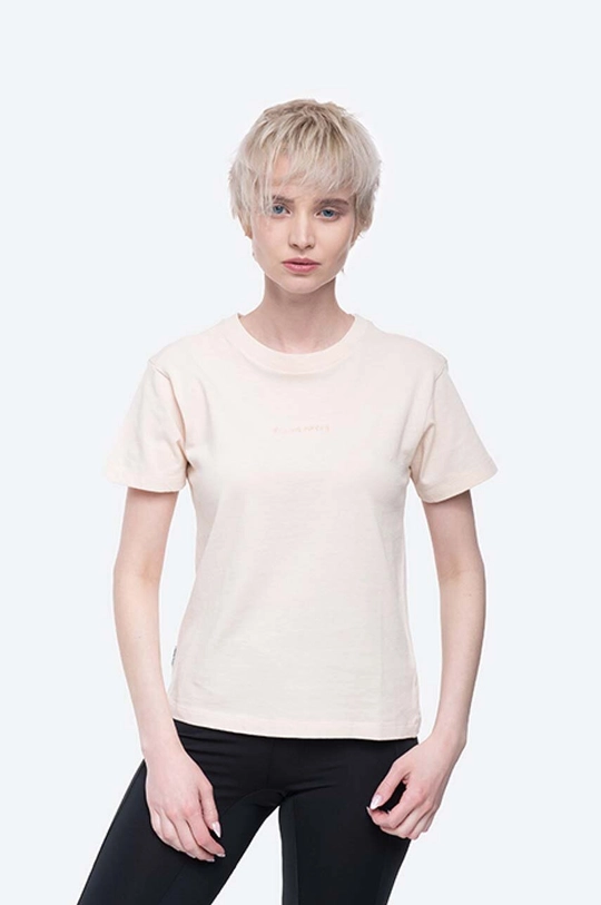 beżowy Filling Pieces t-shirt bawełniany Damski