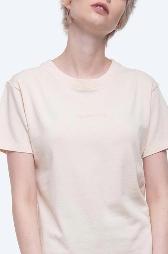 beżowy Filling Pieces t-shirt bawełniany