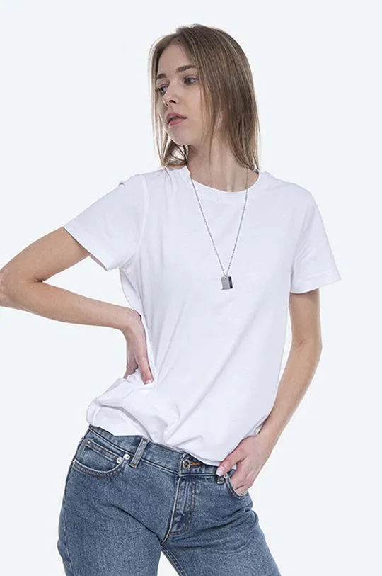 bianco A.P.C. t-shirt in cotone Poppy T-Shirt Donna