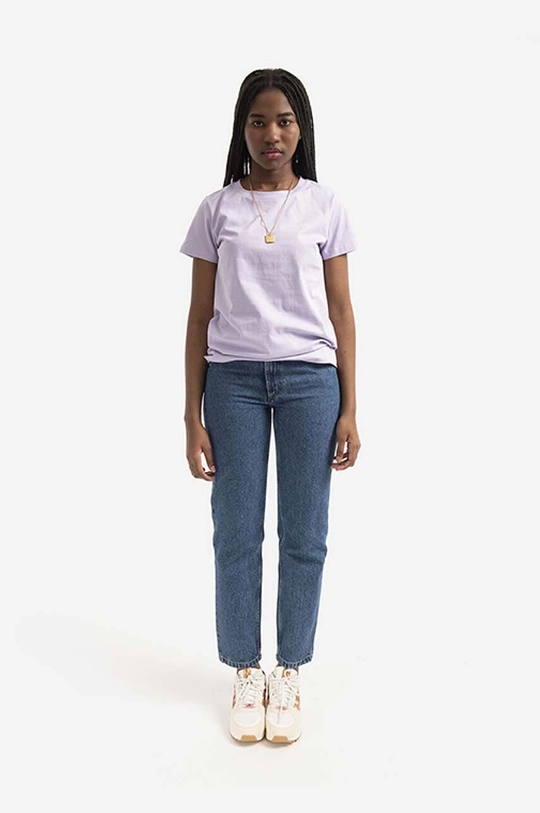 A.P.C. cotton T-shirt Item F violet