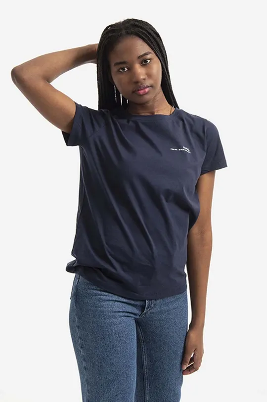 navy A.P.C. cotton T-shirt Item F Women’s