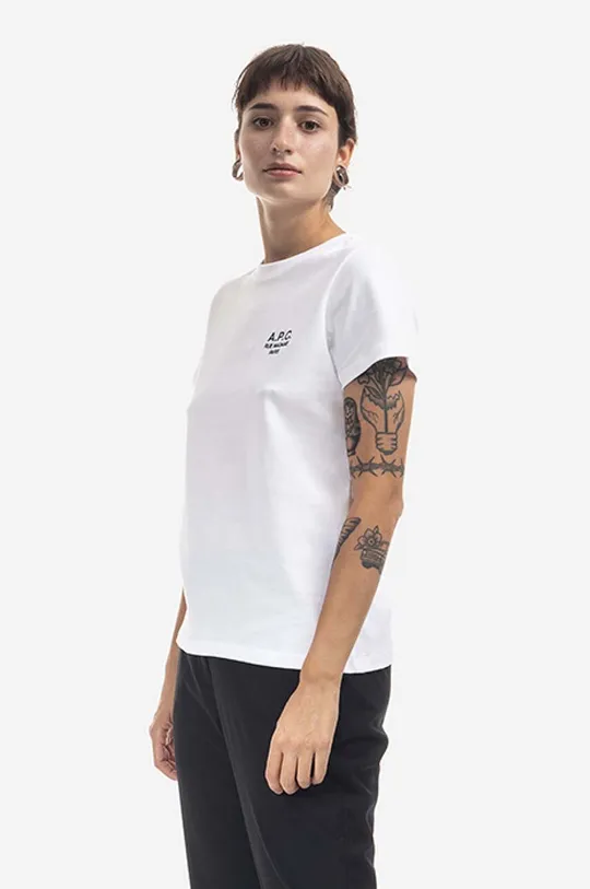 Βαμβακερό μπλουζάκι A.P.C. Denise Γυναικεία