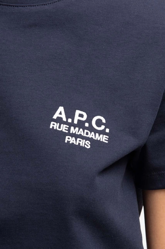 navy A.P.C. cotton T-shirt Denise