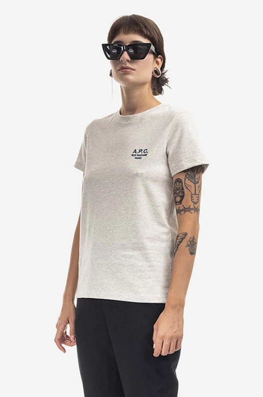 szary A.P.C. t-shirt bawełniany Denise