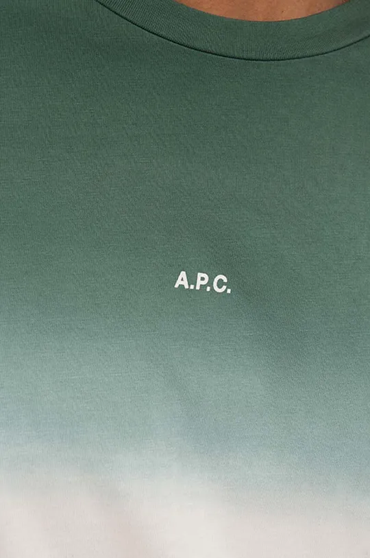 różowy A.P.C. t-shirt bawełniany Morgane