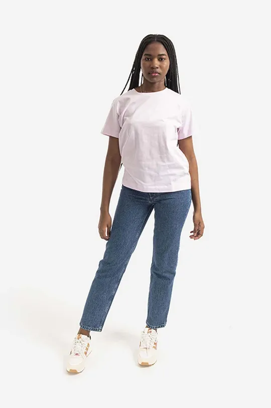 Βαμβακερό μπλουζάκι A.P.C. Jade ροζ