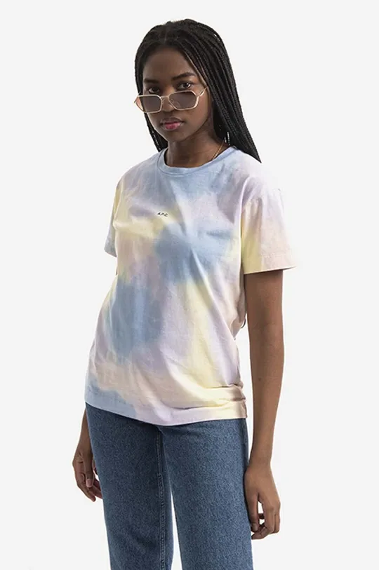 multicolor A.P.C. cotton T-shirt Janice Women’s