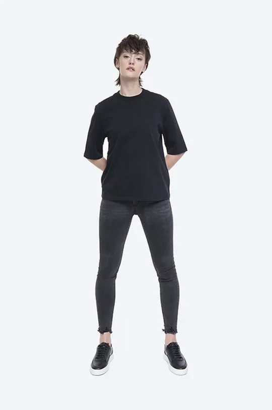 Βαμβακερό μπλουζάκι Norse Projects Ginny Heavy Jersey μαύρο