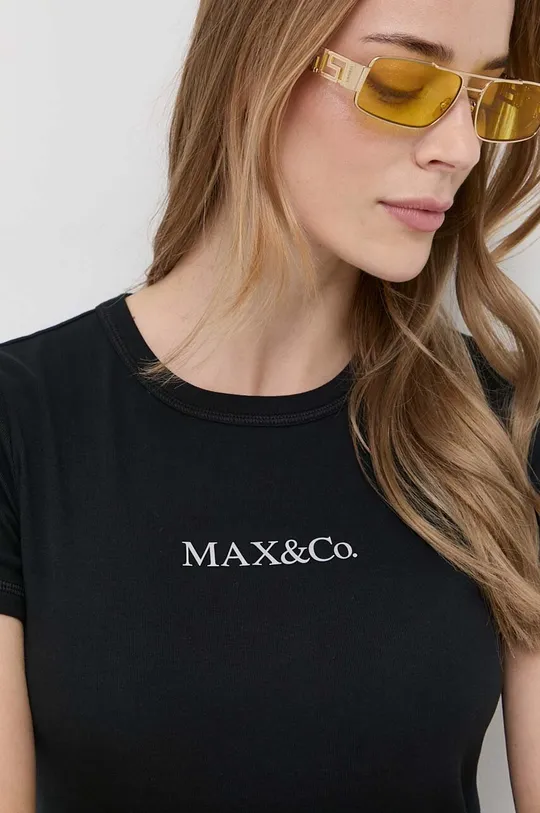 Bombažna kratka majica MAX&Co. Ženski