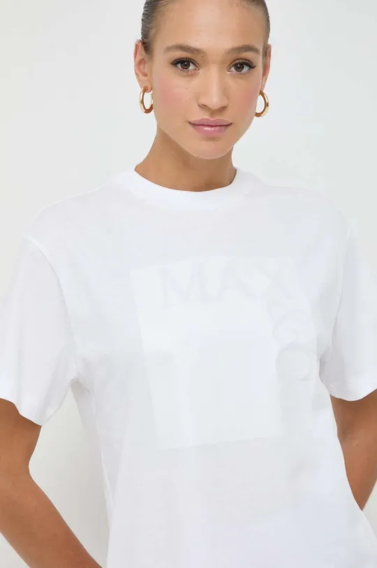 λευκό Βαμβακερό μπλουζάκι MAX&Co.