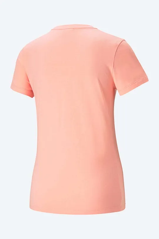 różowy Puma t-shirt bawełniany Classics Logo Tee