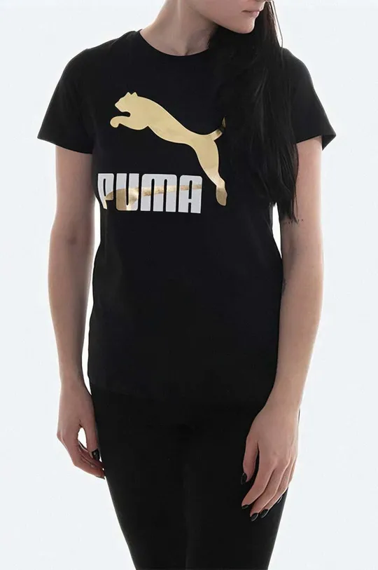 Хлопковая футболка Puma Classic Logo Tee Женский