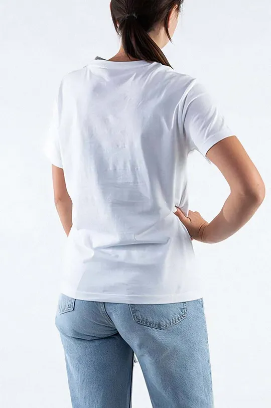 Puma t-shirt bawełniany Classics Logo Tee biały