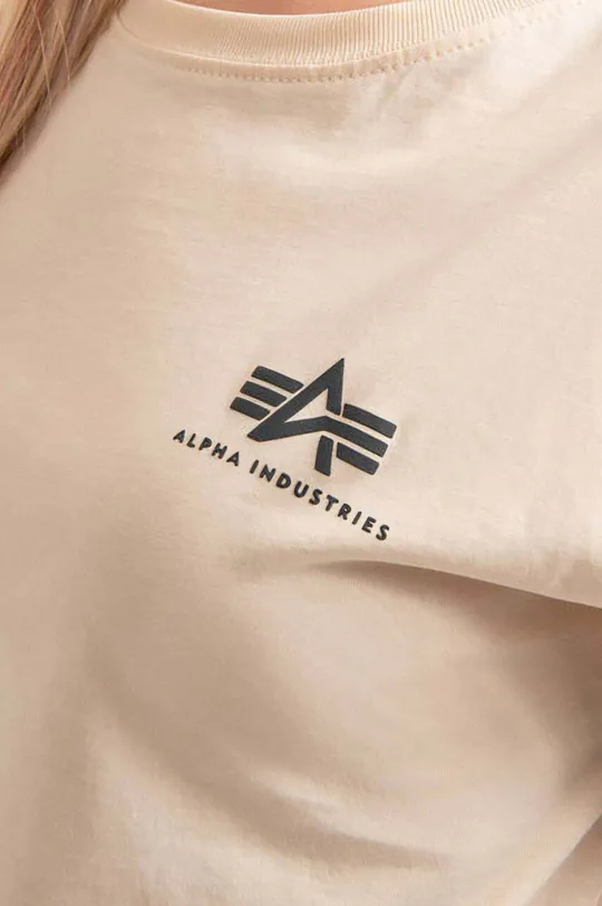 white Alpha Industries cotton t-shirt