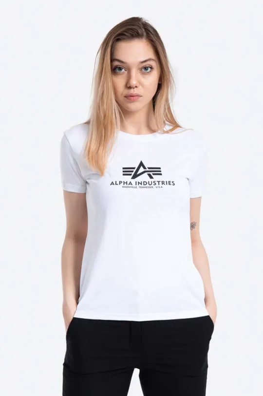 white Alpha Industries cotton t-shirt Women’s
