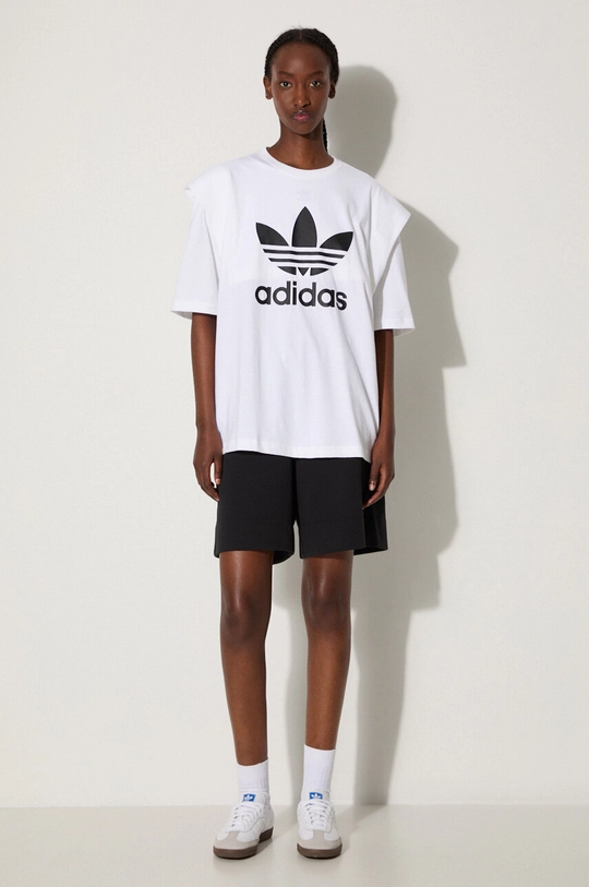 bílá Bavlněné tričko adidas adidas Originals Tee Dámský