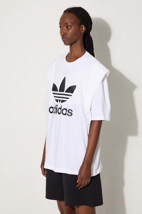 λευκό Βαμβακερό μπλουζάκι adidas adidas Originals Tee IC8806