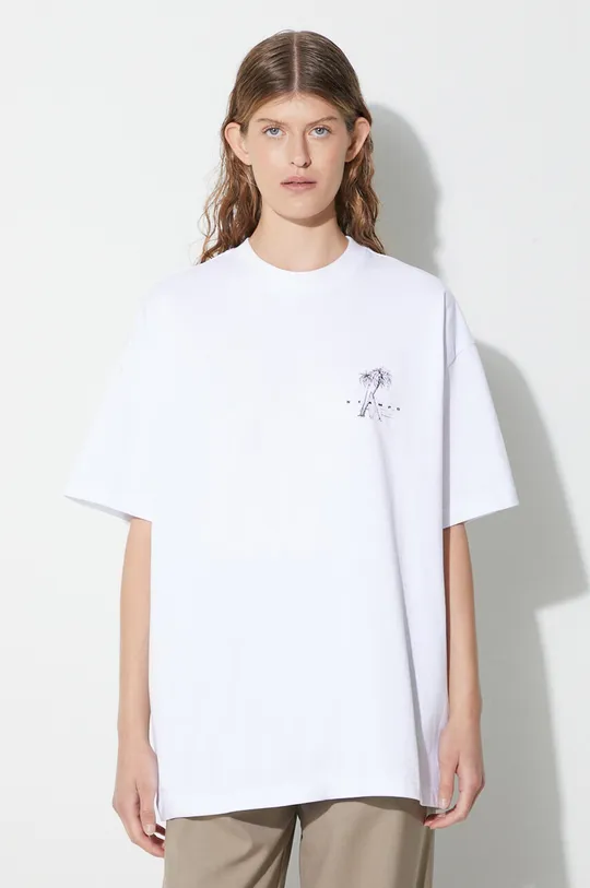 white STAMPD T-shirt SLA.M3166TE.WHT.M Women’s