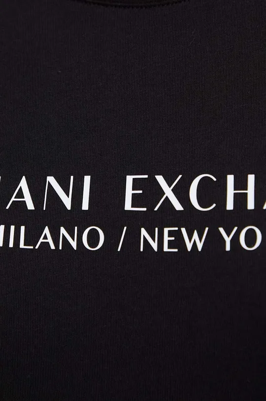 nero Armani Exchange t-shirt in cotone