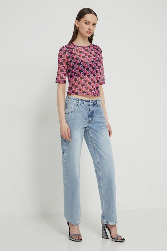 Karl Lagerfeld Jeans t-shirt violetto