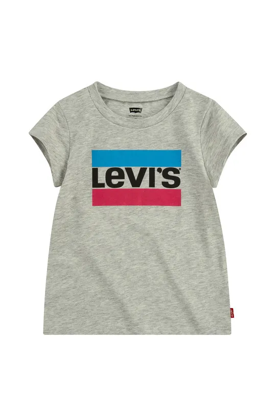 серый Детская футболка Levi's Для девочек