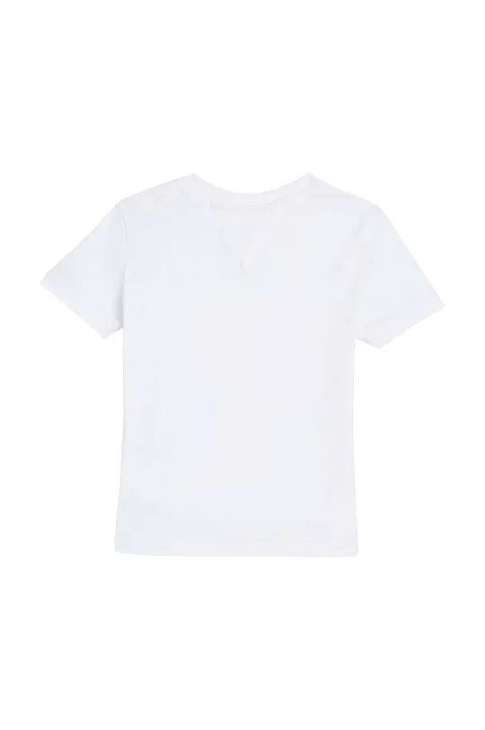 Otroška kratka majica Tommy Hilfiger bela