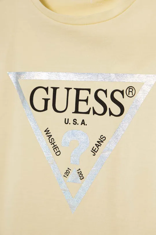 Dječja majica kratkih rukava Guess 95% Pamuk, 5% Elastan