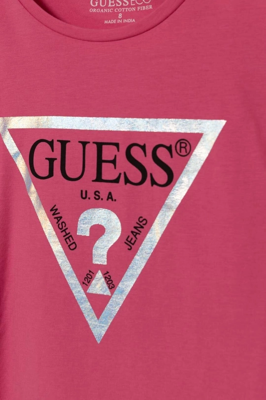 Guess t-shirt dziecięcy 95 % Bawełna, 5 % Elastan