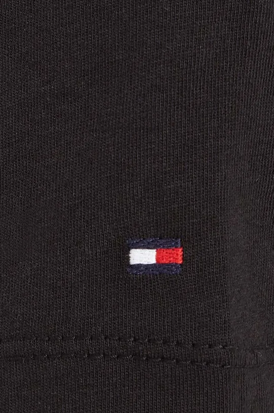 чорний Дитяча бавовняна футболка Tommy Hilfiger