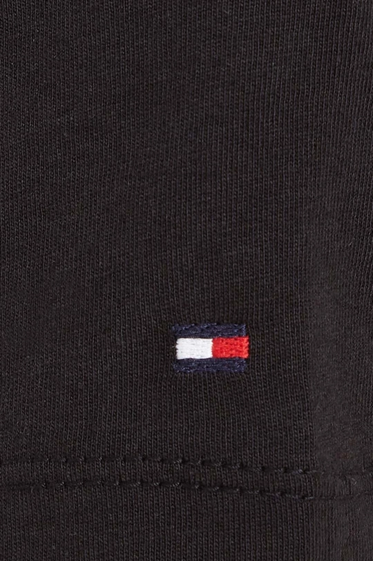 čierna Detské bavlnené tričko Tommy Hilfiger