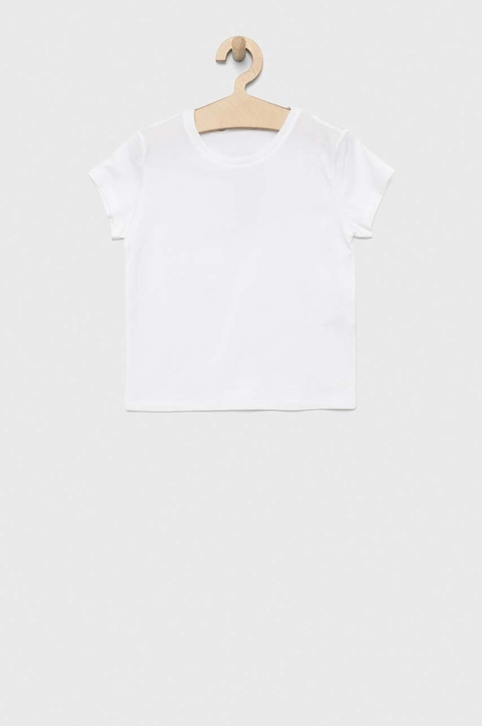 United Colors Of Benetton T-Shirt Fille Col Rond - Coton Confortable - Logo Brodé