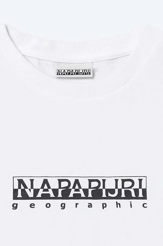 Παιδικό βαμβακερό μπλουζάκι Napapijri S-Box Ss  100% Βαμβάκι