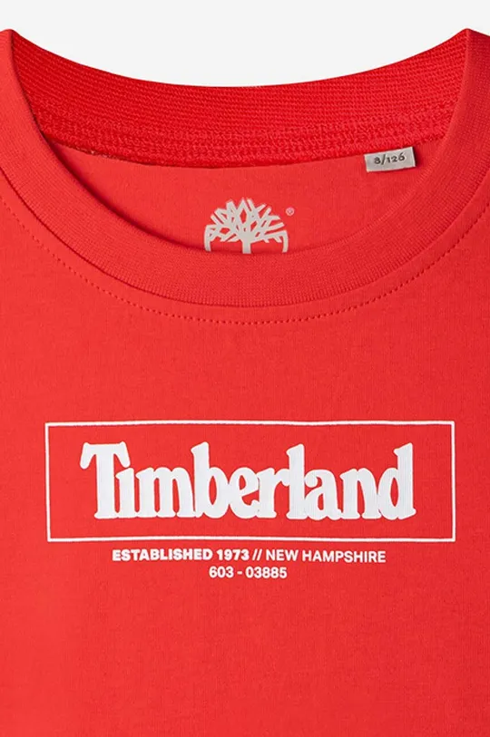 Otroška bombažna kratka majica Timberland Short Sleeves Tee-shirt  100 % Bombaž