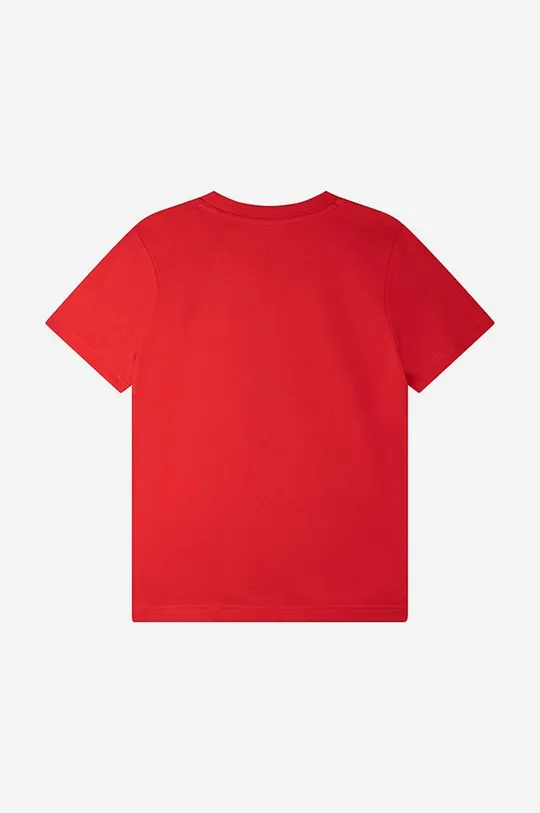 Otroška bombažna kratka majica Timberland Short Sleeves Tee-shirt rdeča