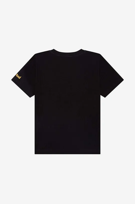 Otroška bombažna kratka majica Timberland Short Sleeves Tee-shirt črna