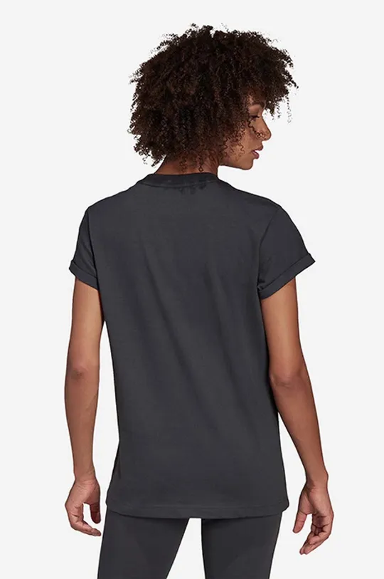 Бавовняна футболка adidas Originals чорний