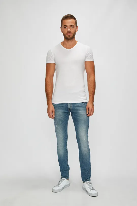 Guess Jeans - Majica (2-pack) bijela