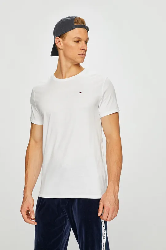 biały Tommy Jeans - T-shirt DM0DM04411