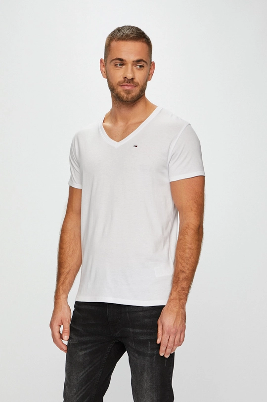 biały Tommy Jeans - T-shirt DM0DM04410