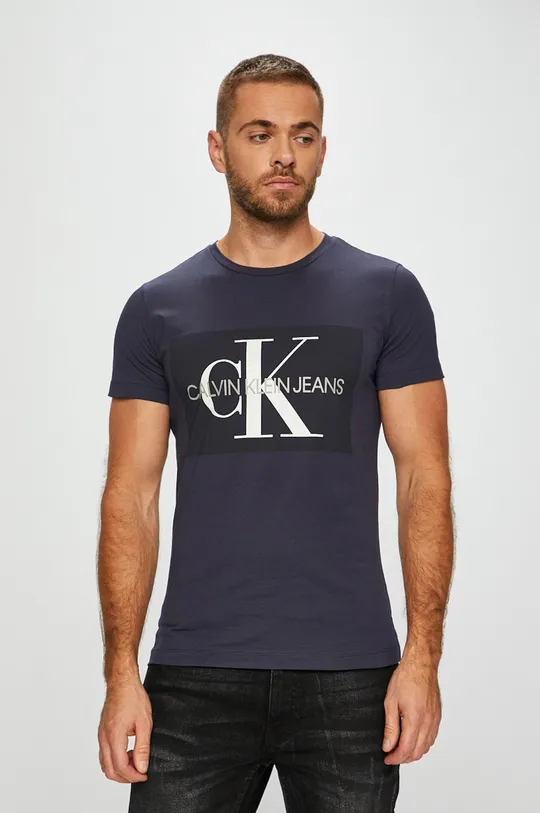 tmavomodrá Calvin Klein Jeans - Pánske tričko Pánsky