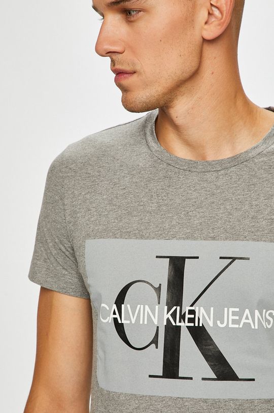 šedá Calvin Klein Jeans - Tričko