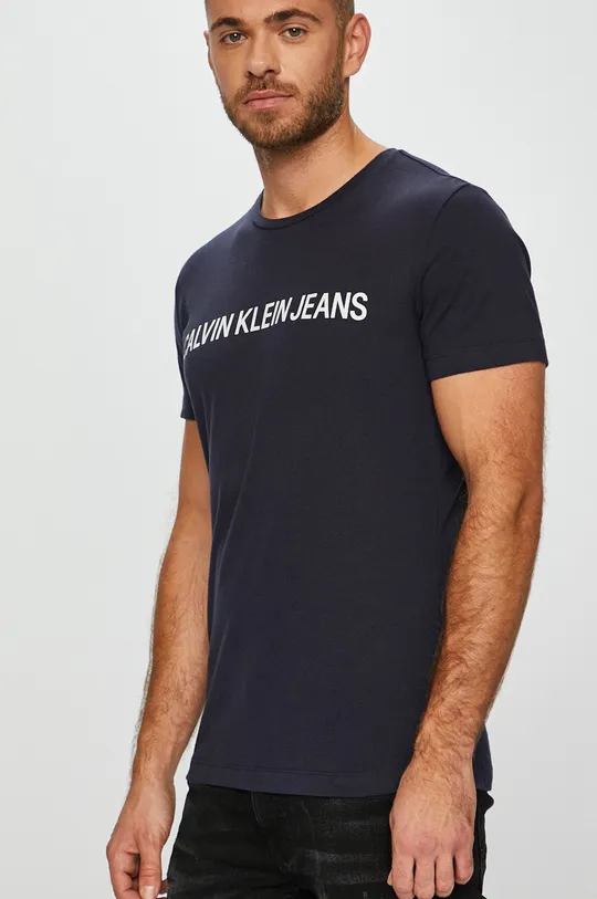 mornarsko modra Calvin Klein Jeans T-shirt