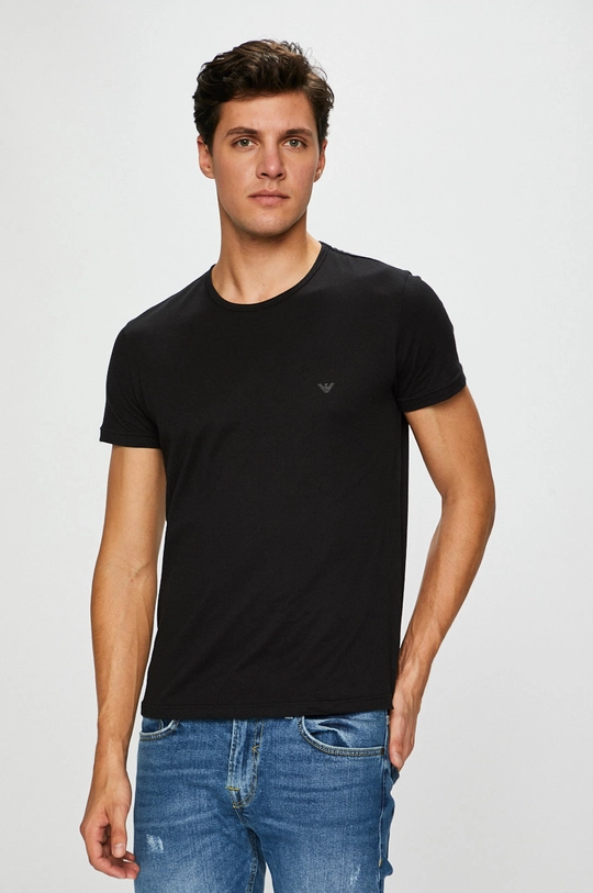 fekete Emporio Armani - T-shirt Férfi