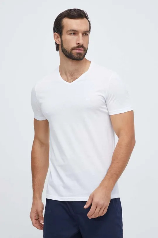 biela Emporio Armani - Pánske tričko (2-pak) Pánsky