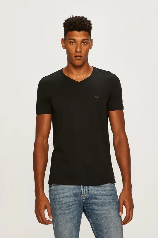 czarny Emporio Armani - T-shirt (2-pack) 111648
