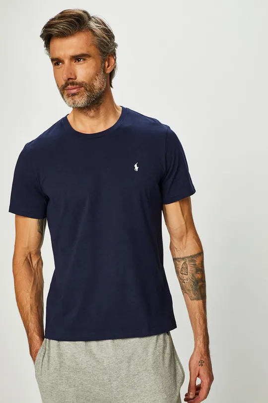 granatowy Polo Ralph Lauren - T-shirt 714706745002 Męski