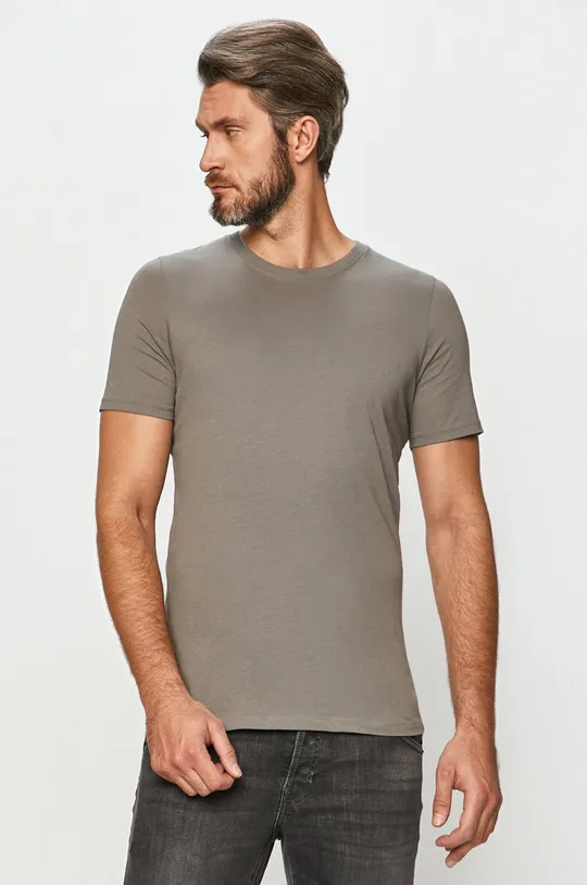 szary Jack & Jones - T-shirt Męski