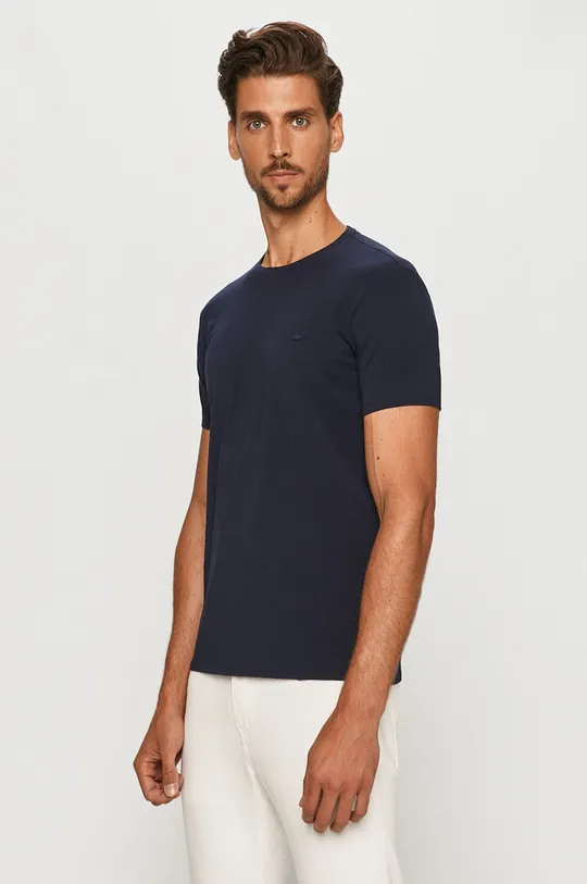 mornarsko modra Lacoste t-shirt Moški